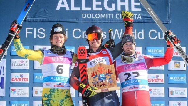 Skicross: Göstlinger Aujesky celebra su segundo podio en la Copa del Mundo
