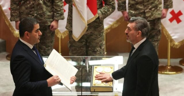 Inauguración del nuevo presidente georgiano
