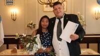 Final feliz: la estrella de ATV Peter se casó con su Joy en Neunkirchen