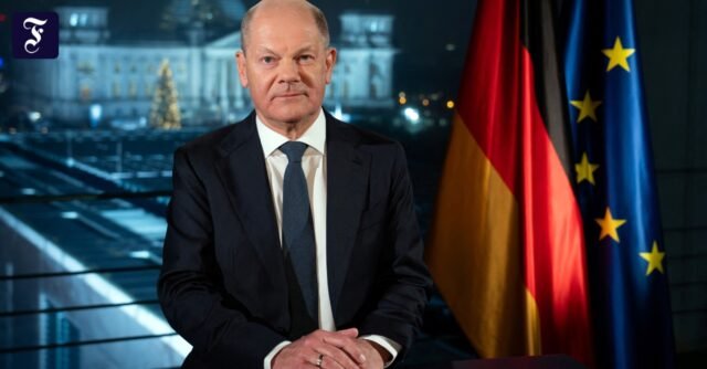 Discurso de Año Nuevo de Olaf Scholz: llamamiento a la solidaridad
