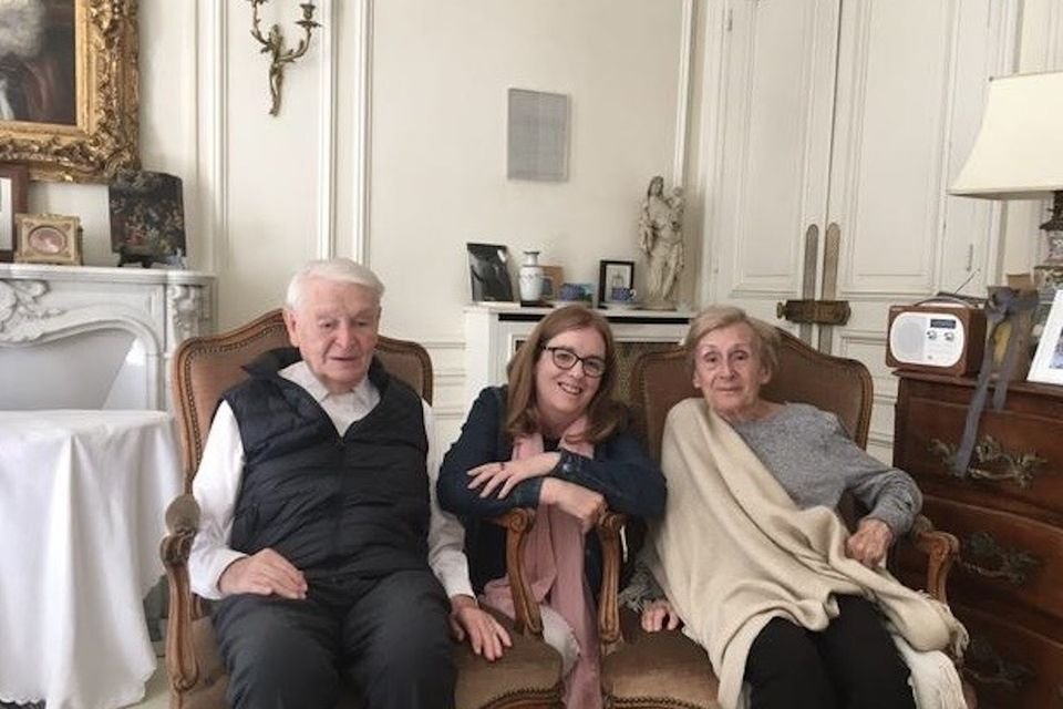 Los padres de Sophie, Georges Bouniol y Marguerite.