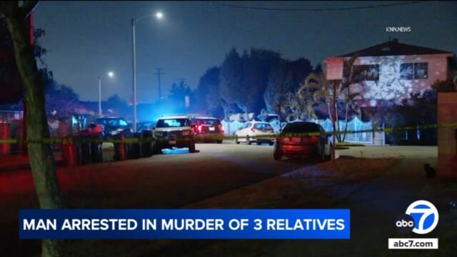 Apuñalamientos en Baldwin Park: joven de 23 años acusado de asesinar a 3 miembros de su familia
