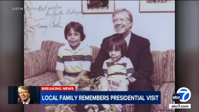 La familia recuerda haber recibido a Jimmy Carter en la antigua casa de El Sereno: "Nos sentimos honrados"
