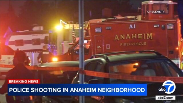 La policía de Anaheim dispara y mata a un sospechoso de robo armado con una réplica de un arma de fuego, dicen las autoridades
