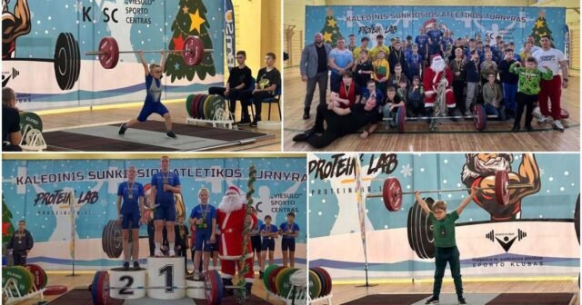 Las sorpresas y pensamientos de Santa sobre Los Ángeles en el torneo navideño de levantamiento de pesas
