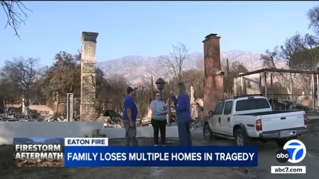 La familia Altadena pierde varios hogares y generaciones de recuerdos en Eaton Fire
