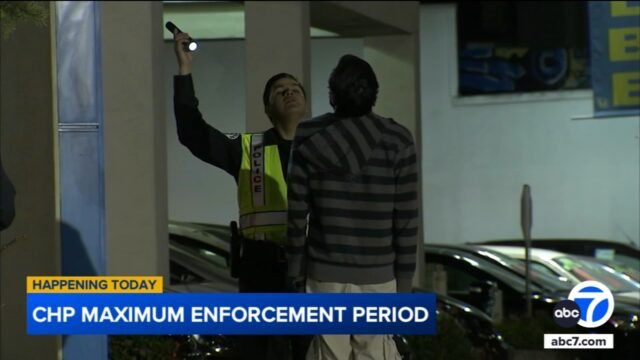 Medidas enérgicas contra DUI en todo el sur de California para la víspera de Año Nuevo
